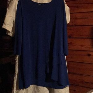 Alfani royal blue tunic